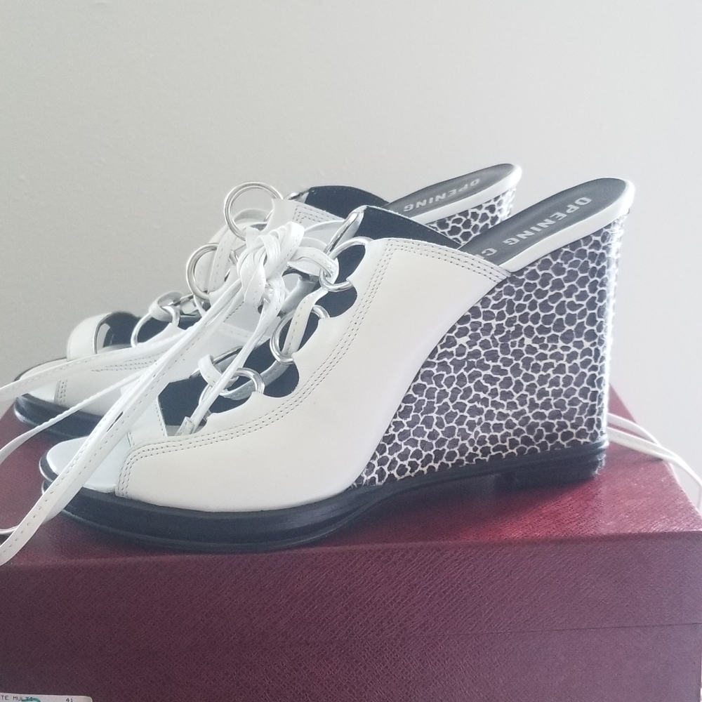 Opening Ceremony Ankle Strap Wedges
